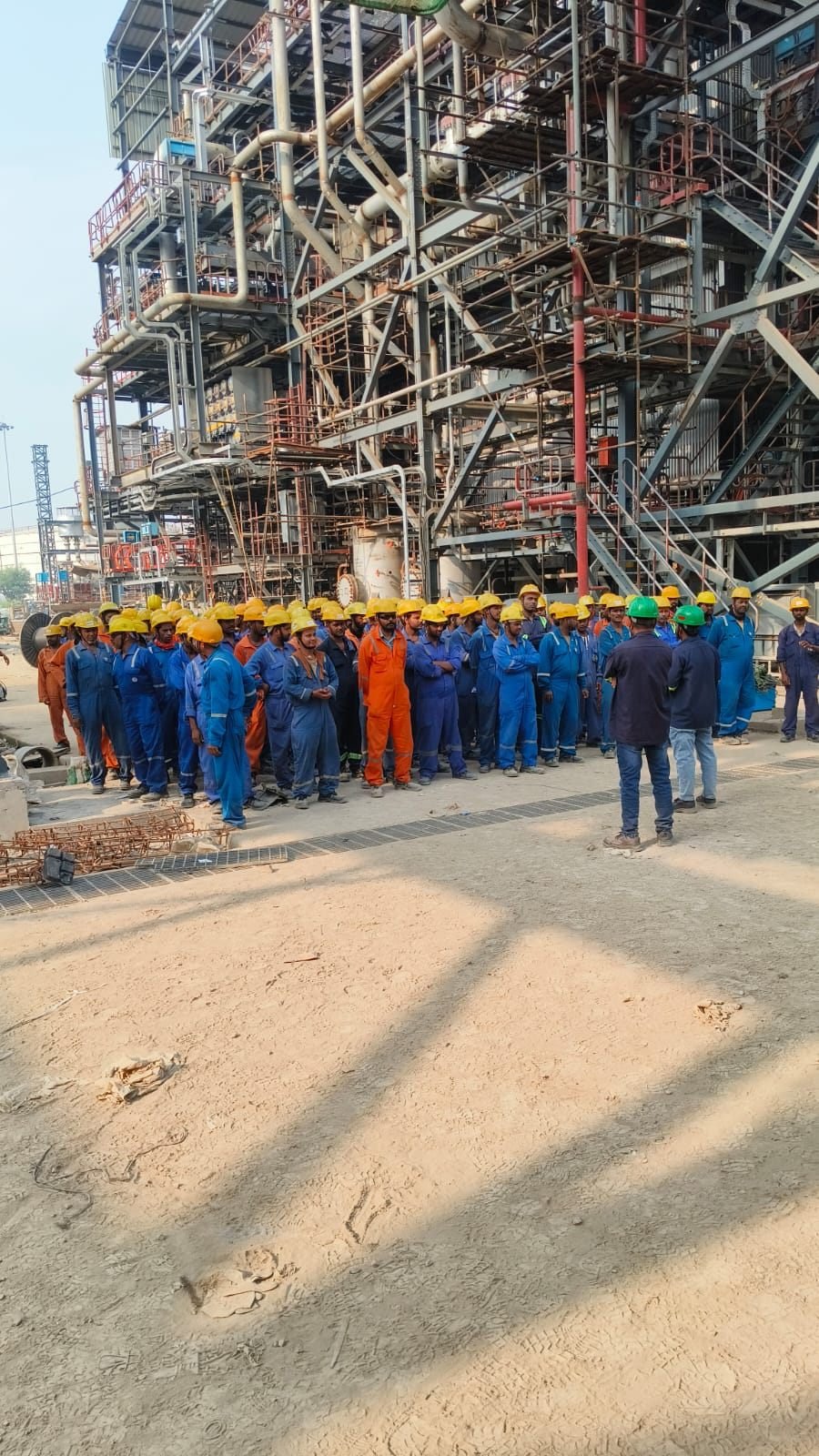 Site workforce briefing